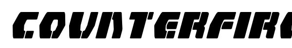 Counterfire font preview